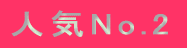 人気No.2 