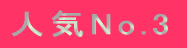 人気No.3 